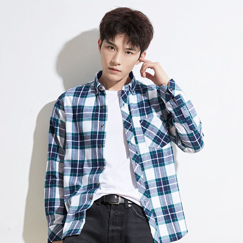 Flannel Men's Plaid Shirt