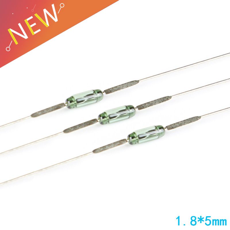 10Pcs Magnetic Reed Switch Sensor 1.8*5mm Reed Switch 100%