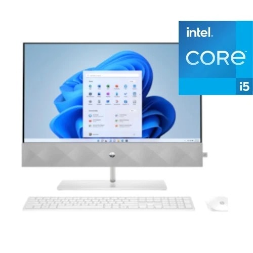 Pavilion 24-k0199nh Fhd - Ips - All-in-one Core I5 - 8GB RAM - 1TB HDD - Windows 11 - White