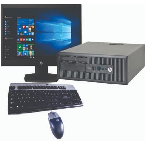 Prodesk 600 Sff - Intel Core i5 Dual Cores - 4GB RAM - 500GB HDD - Windows 10 & Office 2016 Preloaded