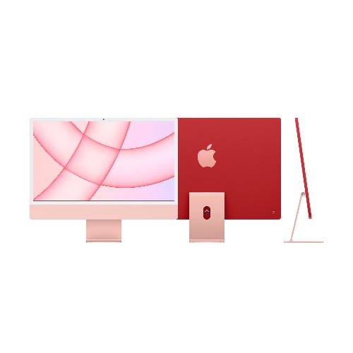 Imac 24’’ With M1 Chip 8 Core - 8gb Ram - 256GB HDD - Mac Os - Red