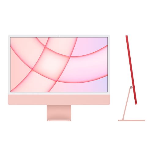 Imac 24’’ With M1 Chip 8 Core - 8gb Ram - 256GB HDD - Mac Os - Red