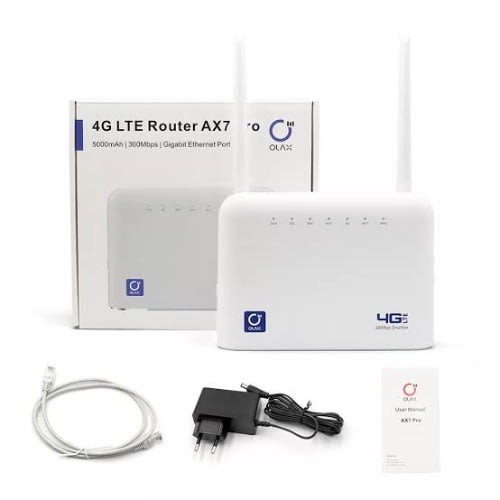Ax7 Pro 4g Lte 300mb/s Router With 5000mAh Battery
