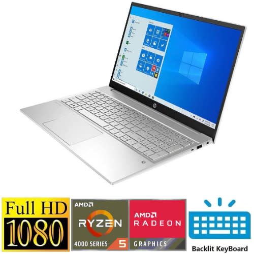 Pavilion 15 Fhd Touchscreen Pc-AMD Ryzen 5- 8GB RAM- 512GB SSD-Backlit-Kyb- Win 10