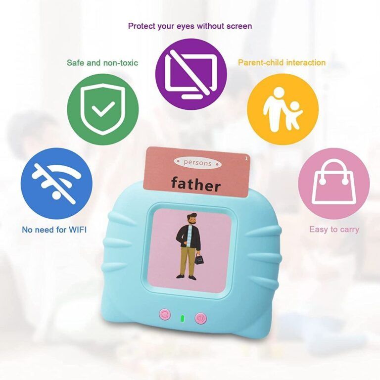 Talking Flash Cards Kids Early Learning Vocab- Rechargeable