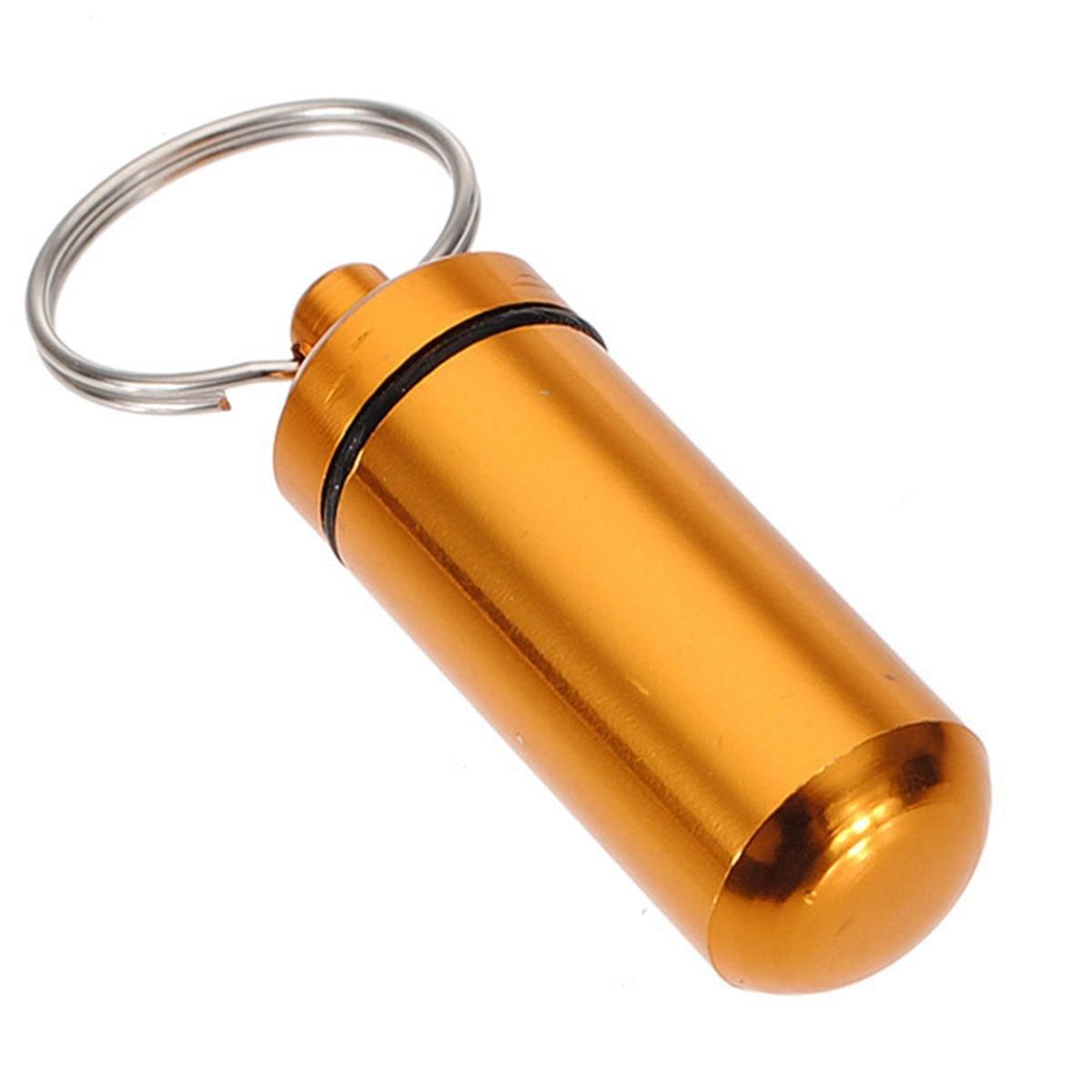 Pill box pillbox with aluminium waterproof Keychain