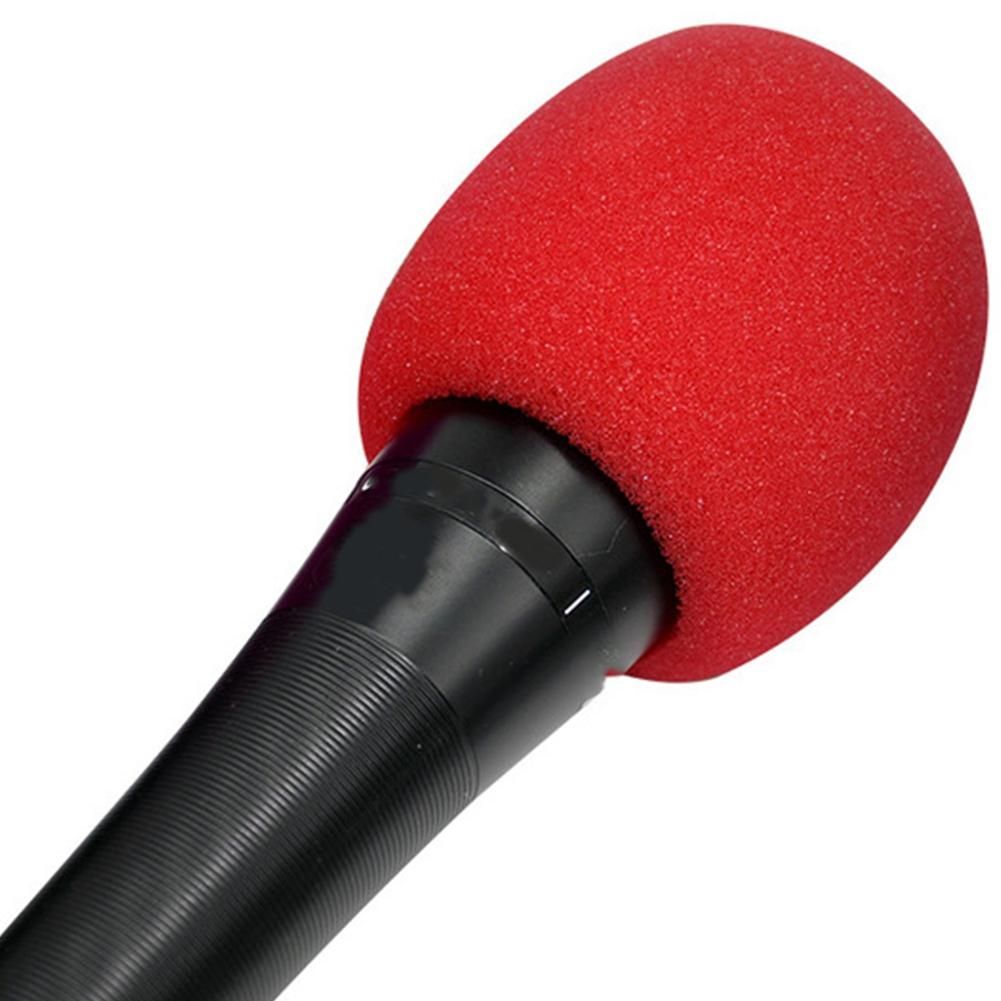 5 Pcs Solid Color Non-Disposable Microphone Dust Cover Thickened Microphone Cover Microphone Blowout Cover for KTV