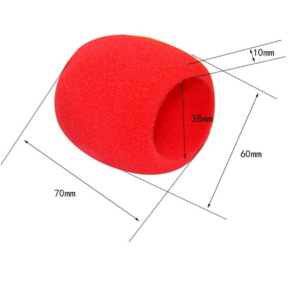 5 Pcs Solid Color Non-Disposable Microphone Dust Cover Thickened Microphone Cover Microphone Blowout Cover for KTV
