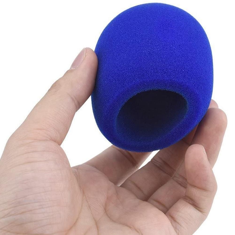 5 Pcs Solid Color Non-Disposable Microphone Dust Cover Thickened Microphone Cover Microphone Blowout Cover for KTV