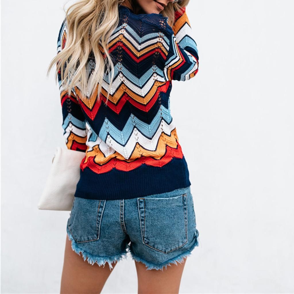 Round Collar Pullover XL