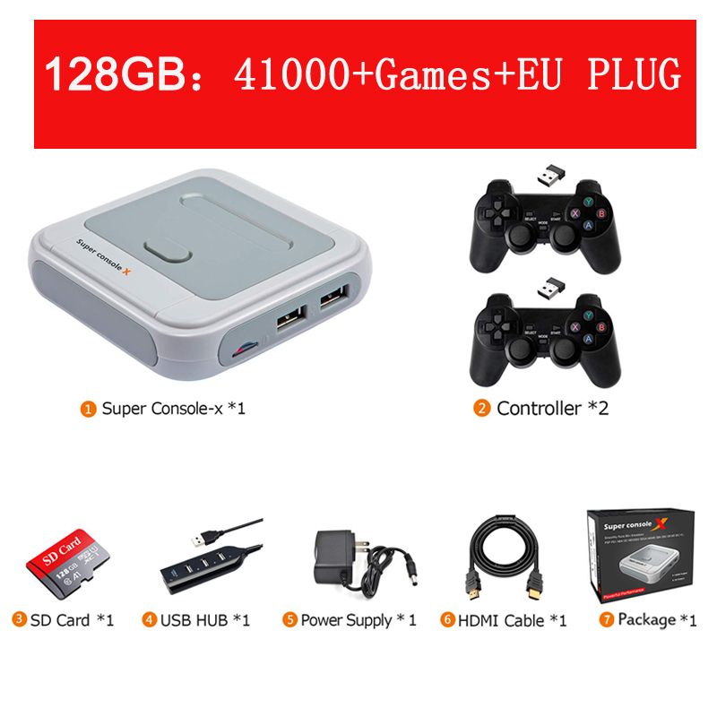Retro WiFi Super Console X Pro 4K HD TV Video Game Consoles