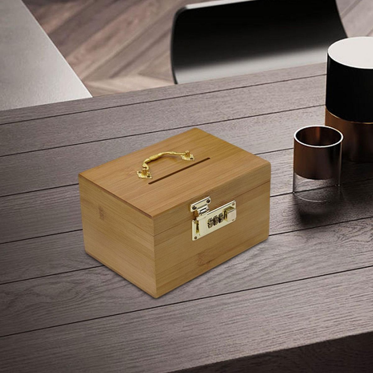 Wooden Money Box Savings Collection Saving Box Unpainted