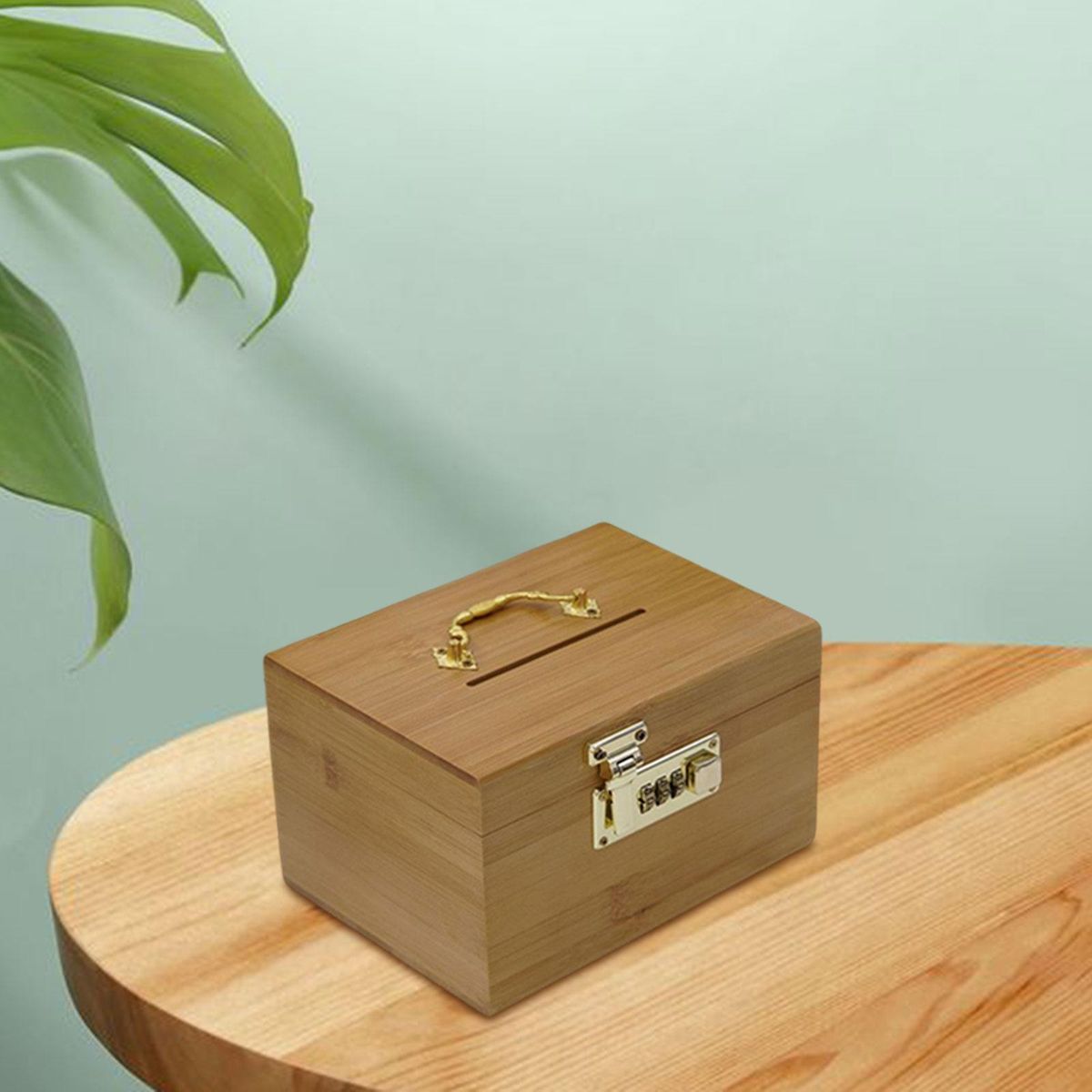 Wooden Money Box Savings Collection Saving Box Unpainted