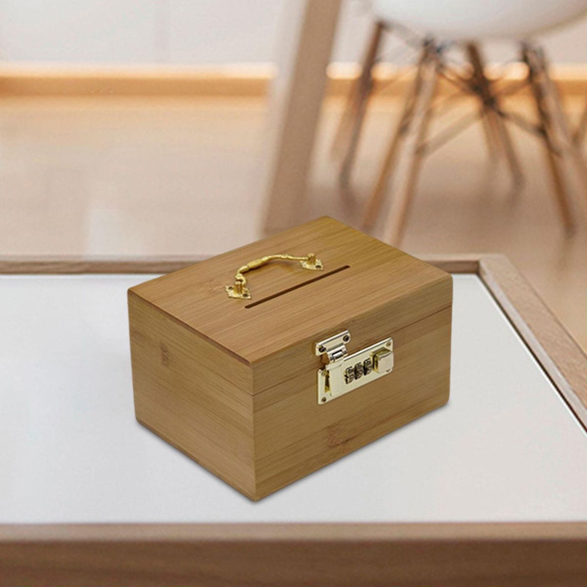 Wooden Money Box Savings Collection Saving Box Unpainted