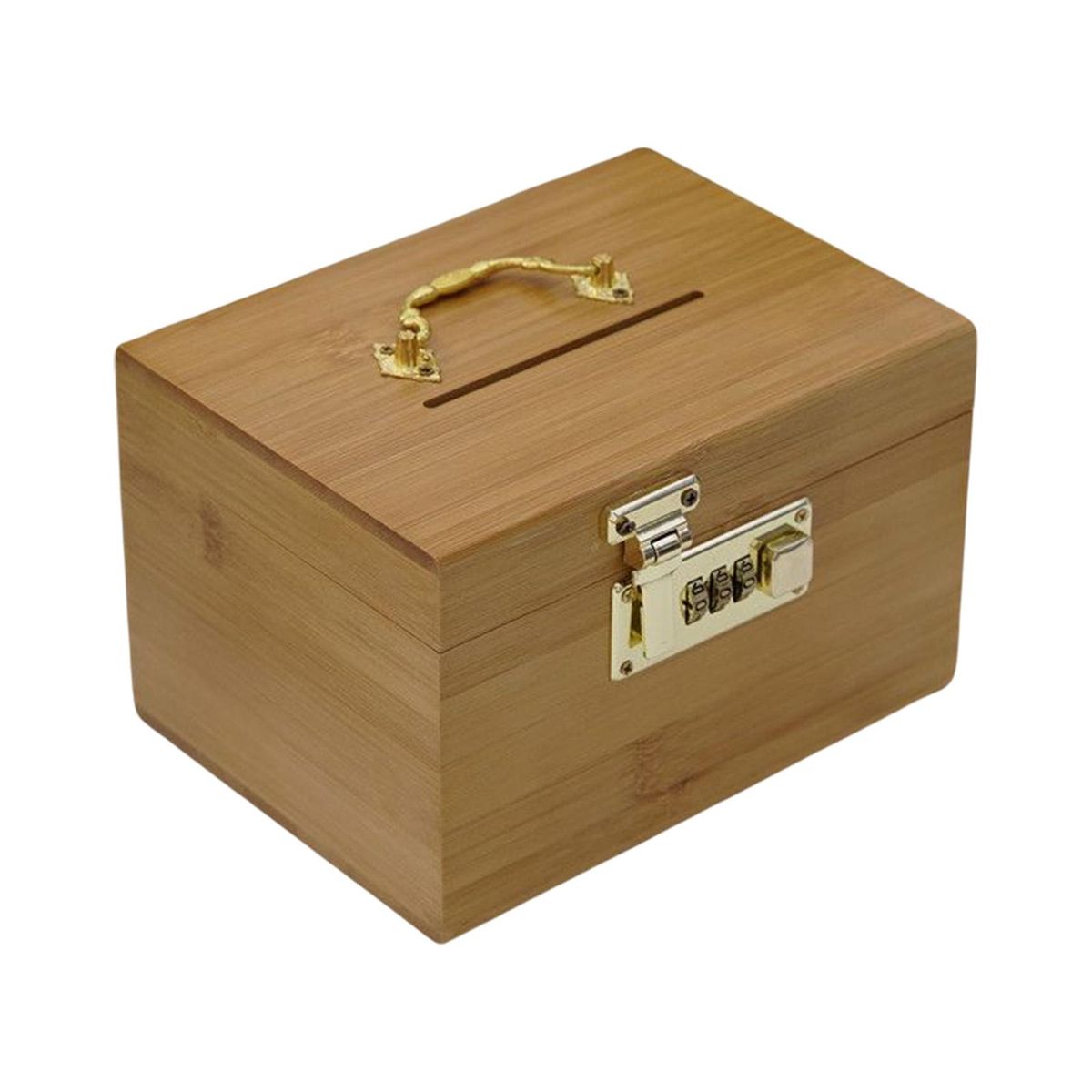 Wooden Money Box Savings Collection Saving Box Unpainted