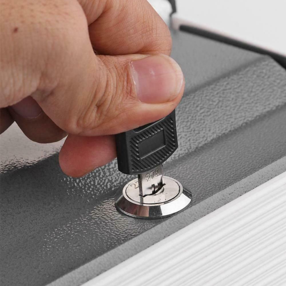 1x Book Safe With Key Lock Secret Hidden Cash Money Box Black
