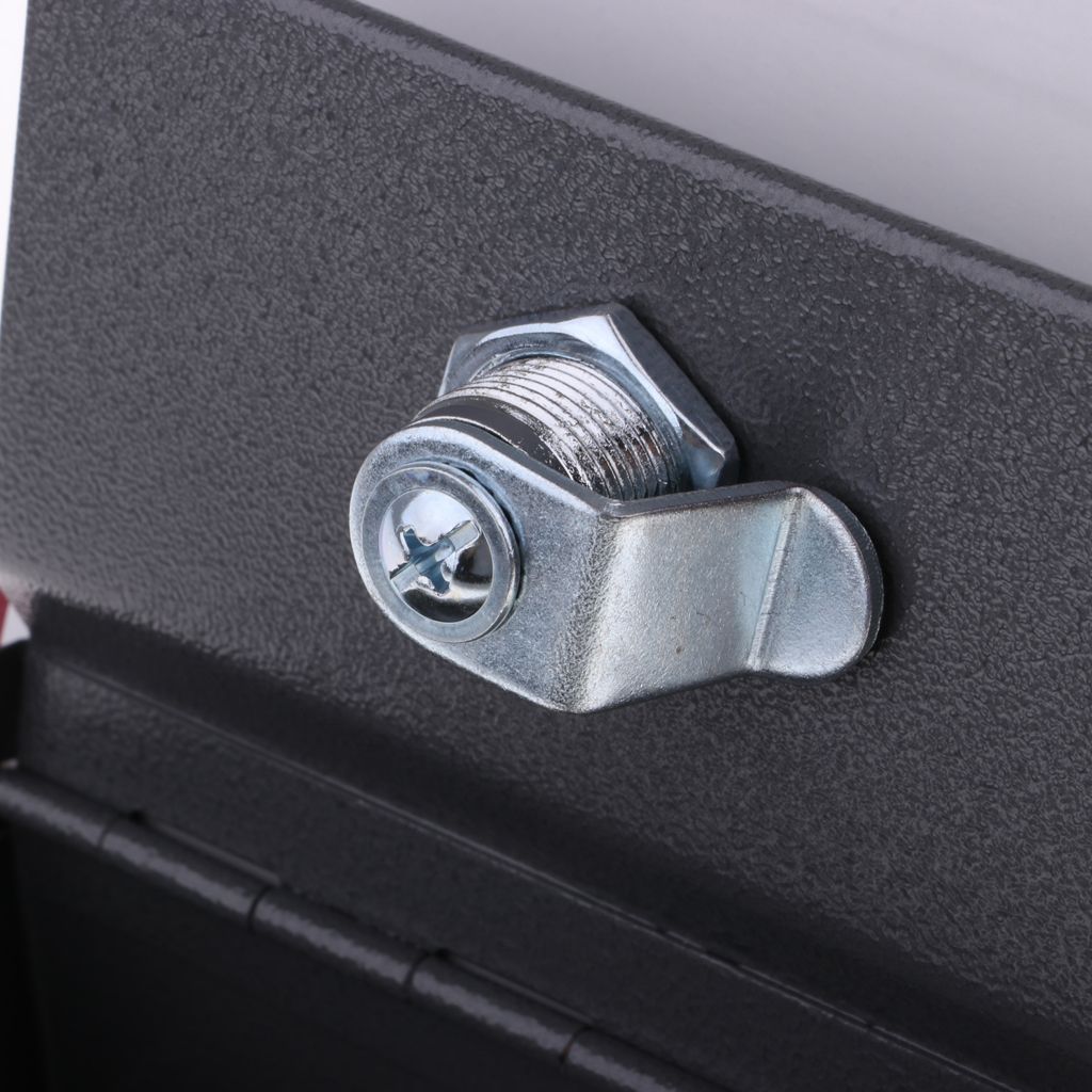 1x Book Safe With Key Lock Secret Hidden Cash Money Box Black