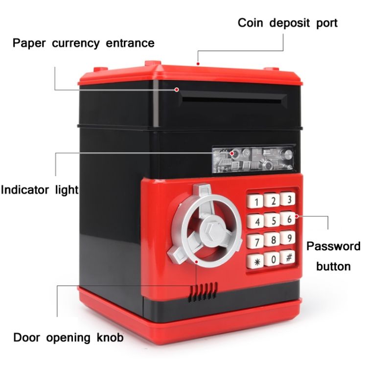 Automatic Savings ATM Machine Toy, Colour: White Blue