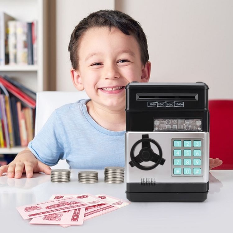 Automatic Savings ATM Machine Toy, Colour: White Blue