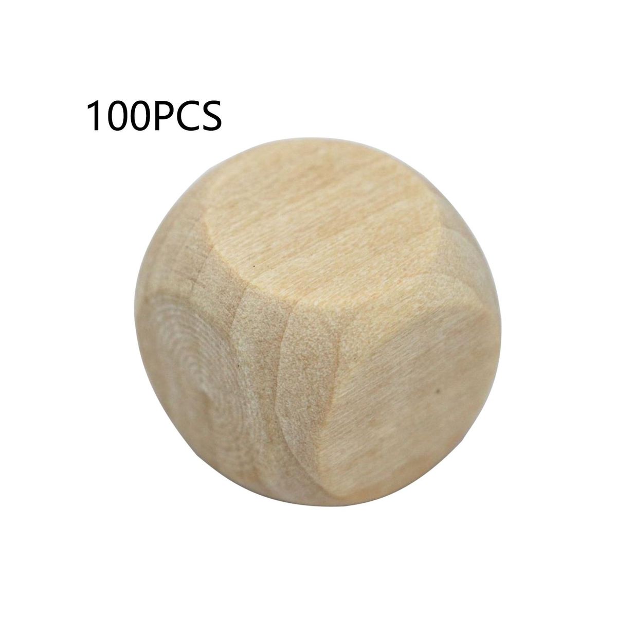 100Pcs Dice Sensory Toy Party Family DIY Games Printing Kid Toys