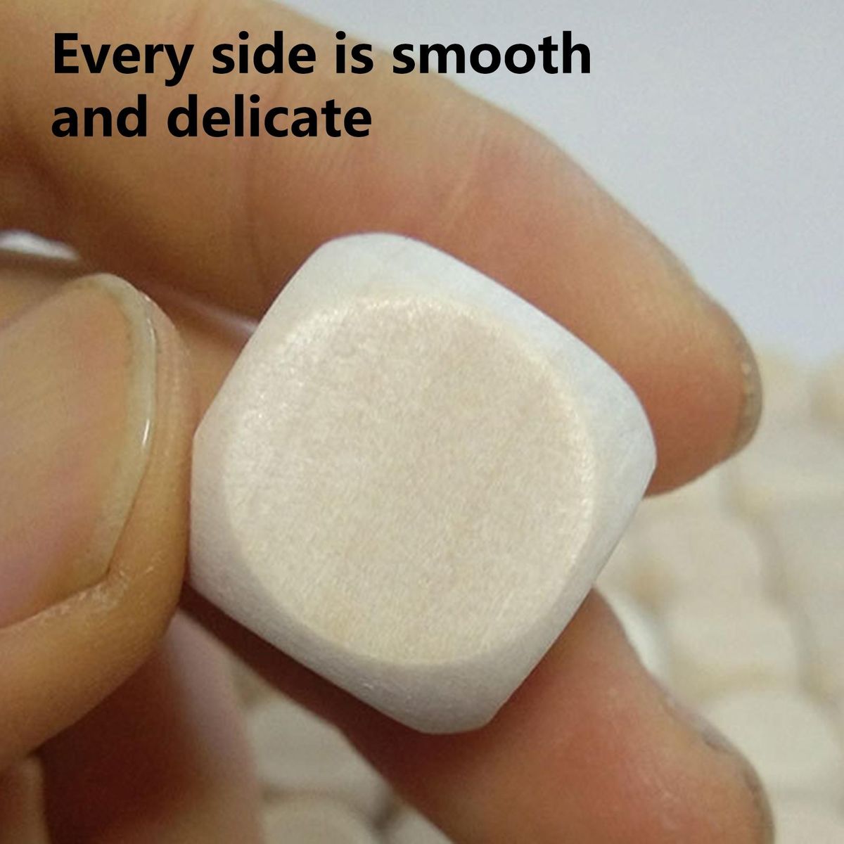 100Pcs Dice Sensory Toy Party Family DIY Games Printing Kid Toys