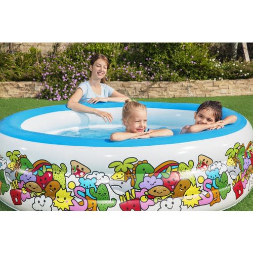 Inflatable Round Pool 196 Cm X 53