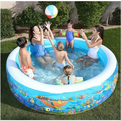 Inflatable Round Pool 196 Cm X 53