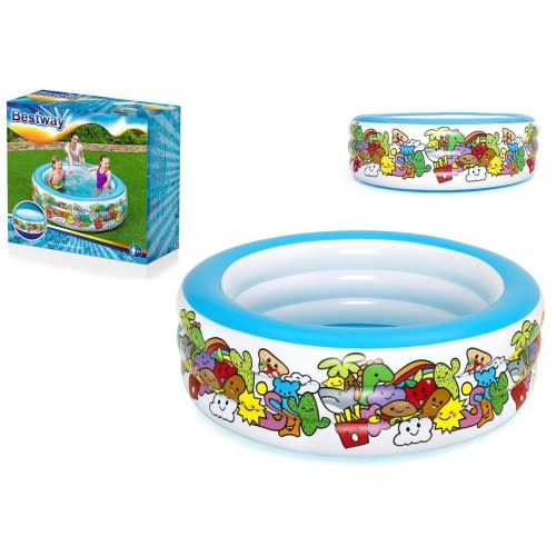 Inflatable Round Pool 196 Cm X 53