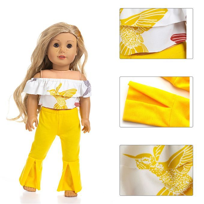 10 Set Girl Doll Clothes Gift For American 18 Inch Doll