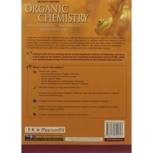ORGANIC CHEMISTRY By Pearson Publishers