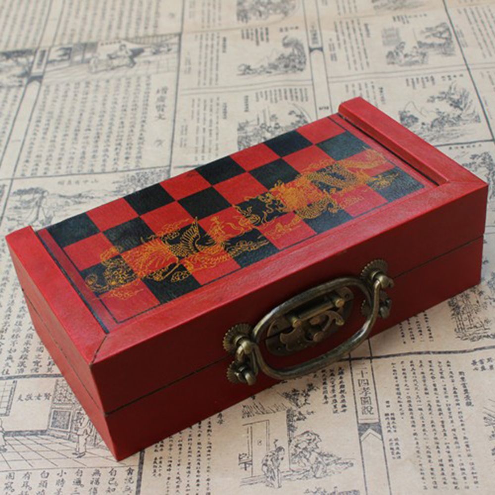 Wooden International Chess Set Terracotta Warriors Chess