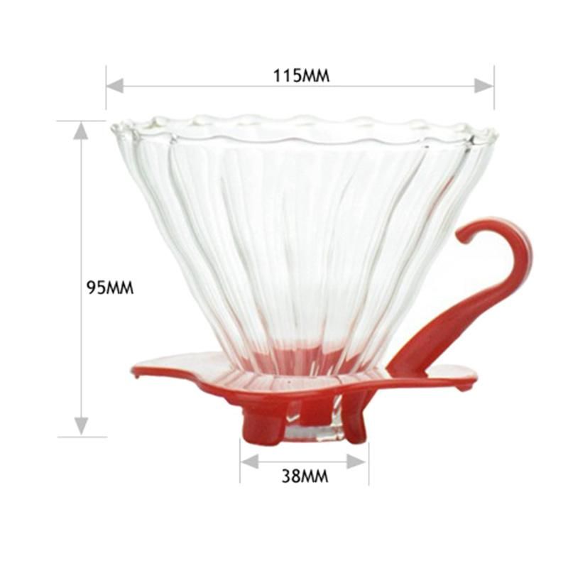 Coffee Pot Hand-Washed Glass Drip Pot Glass Filter Cup