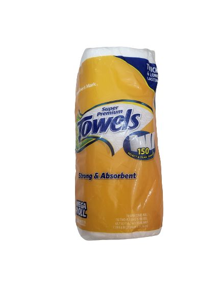White Paper Towels X3