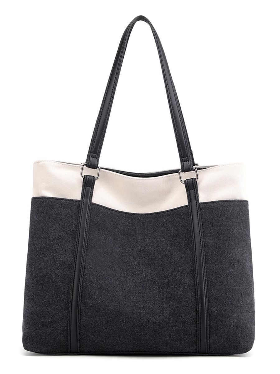 Women Canvas Totes Large Capacity Shopping Travel Vintage Shoulder Bag Handbag
