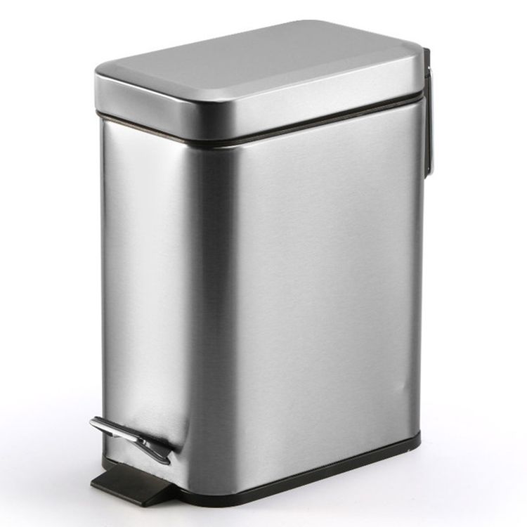 Stainless Steel Foot Pedal Trash Can