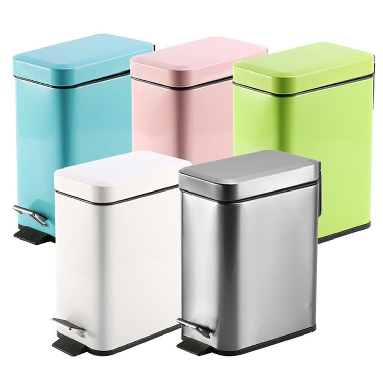 Stainless Steel Foot Pedal Trash Can