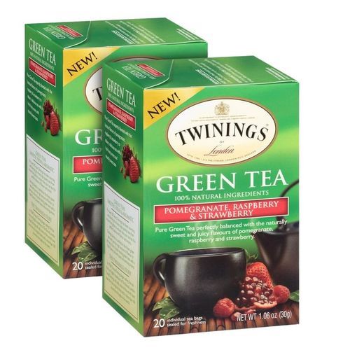 Green Tea W Pomegranate,Raspberry & Strawberry, 20 X 2