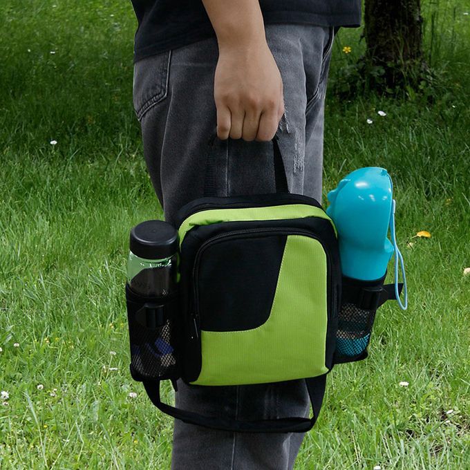 Dog Pet Treat Pouch Training Bag Obedience Hand-Held Dispenser Green