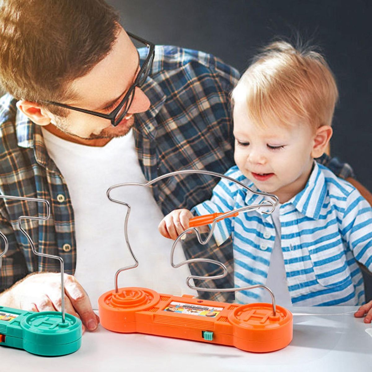 Electrical Metal Maze Child Plaything Child PK Interactive Challenge Game Dedicated Training Board Battle Game Plaything
