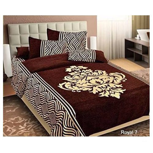 Royal Patterned Duvet, Bedsheet With 4 Pillow Cases