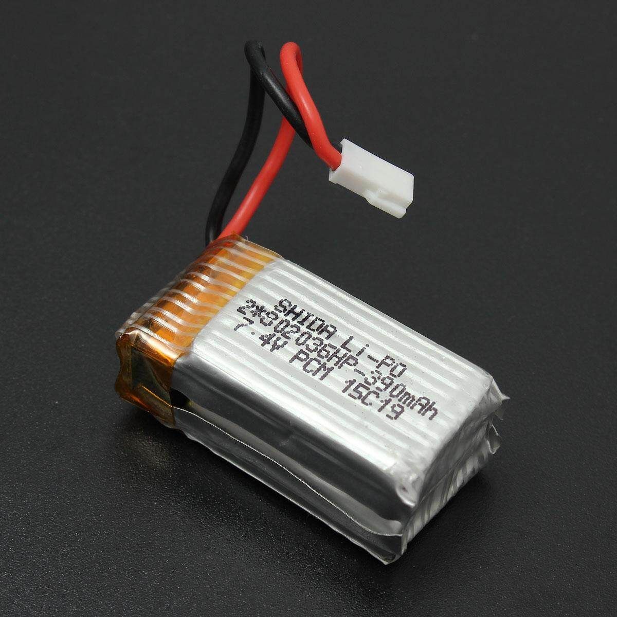 1PC RC Remote Control Four Axis Plane Accessories 7.4V 390mA Li