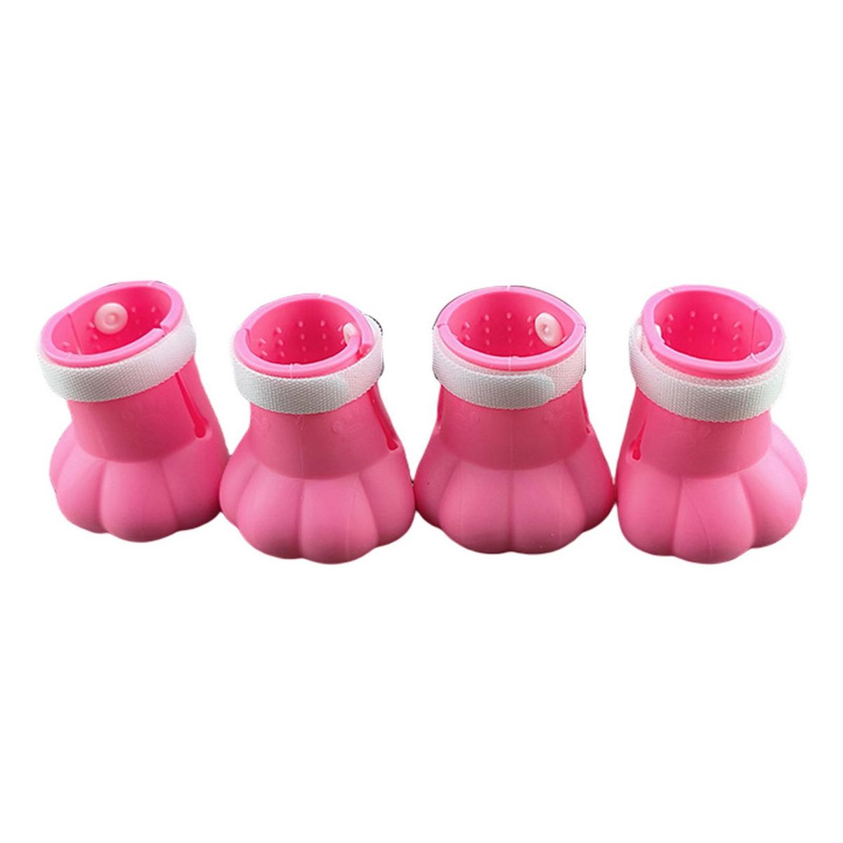 4Pcs Cat Claw Covers Feeding Drugs Cat Foot Claw Covers Pink