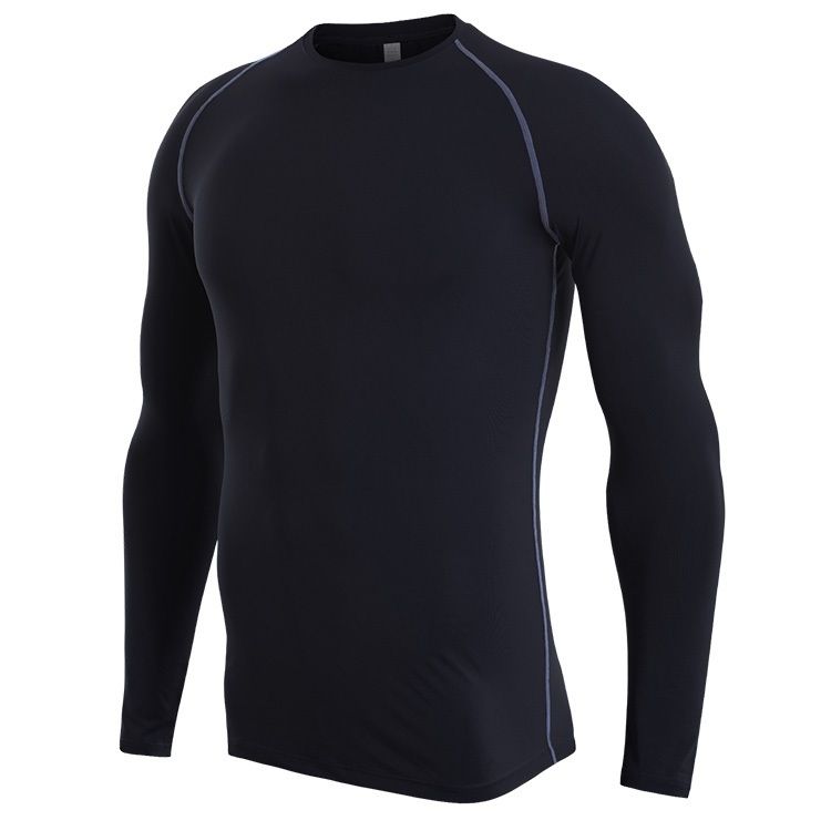 Men Quick-drying Long-sleeved Elastic Sportwear