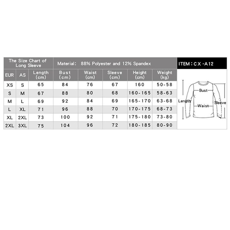 Men Quick-drying Long-sleeved Elastic Sportwear