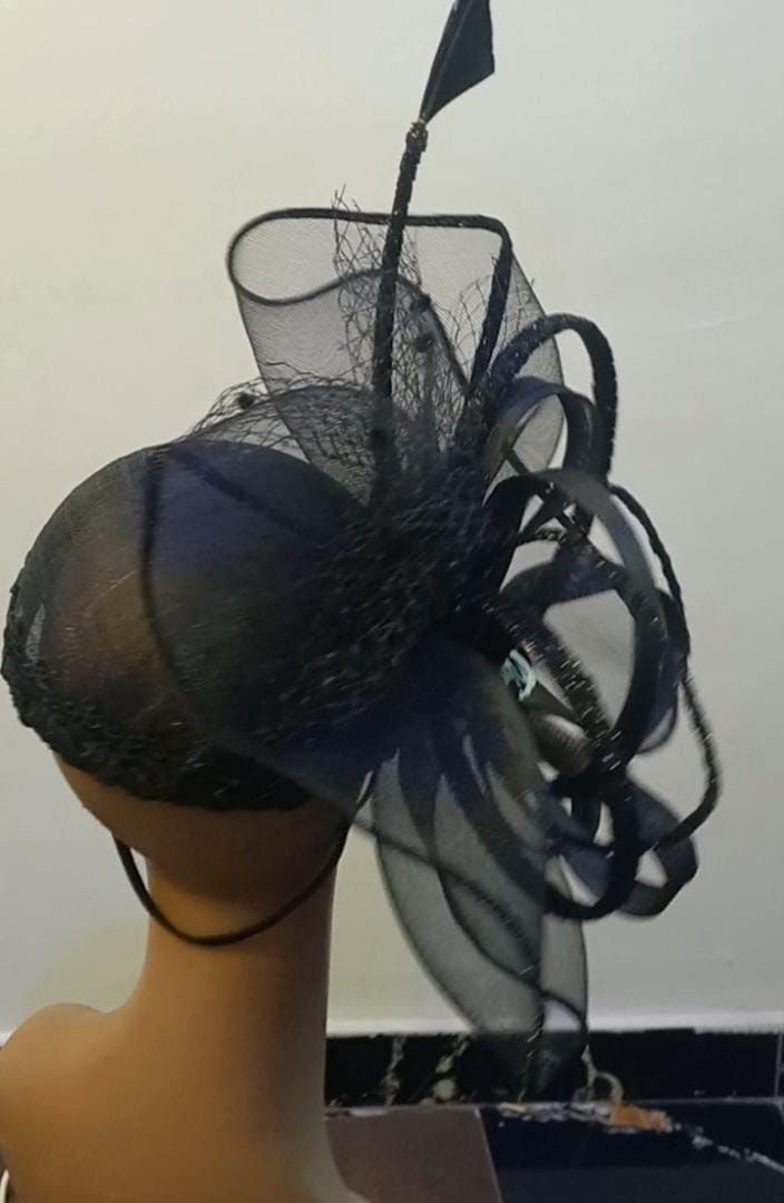Black Fascinator
