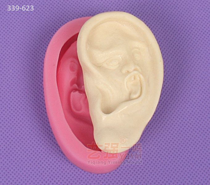Soap Molds YQYM New Arrival Hot Halloween Ears Mold Gum