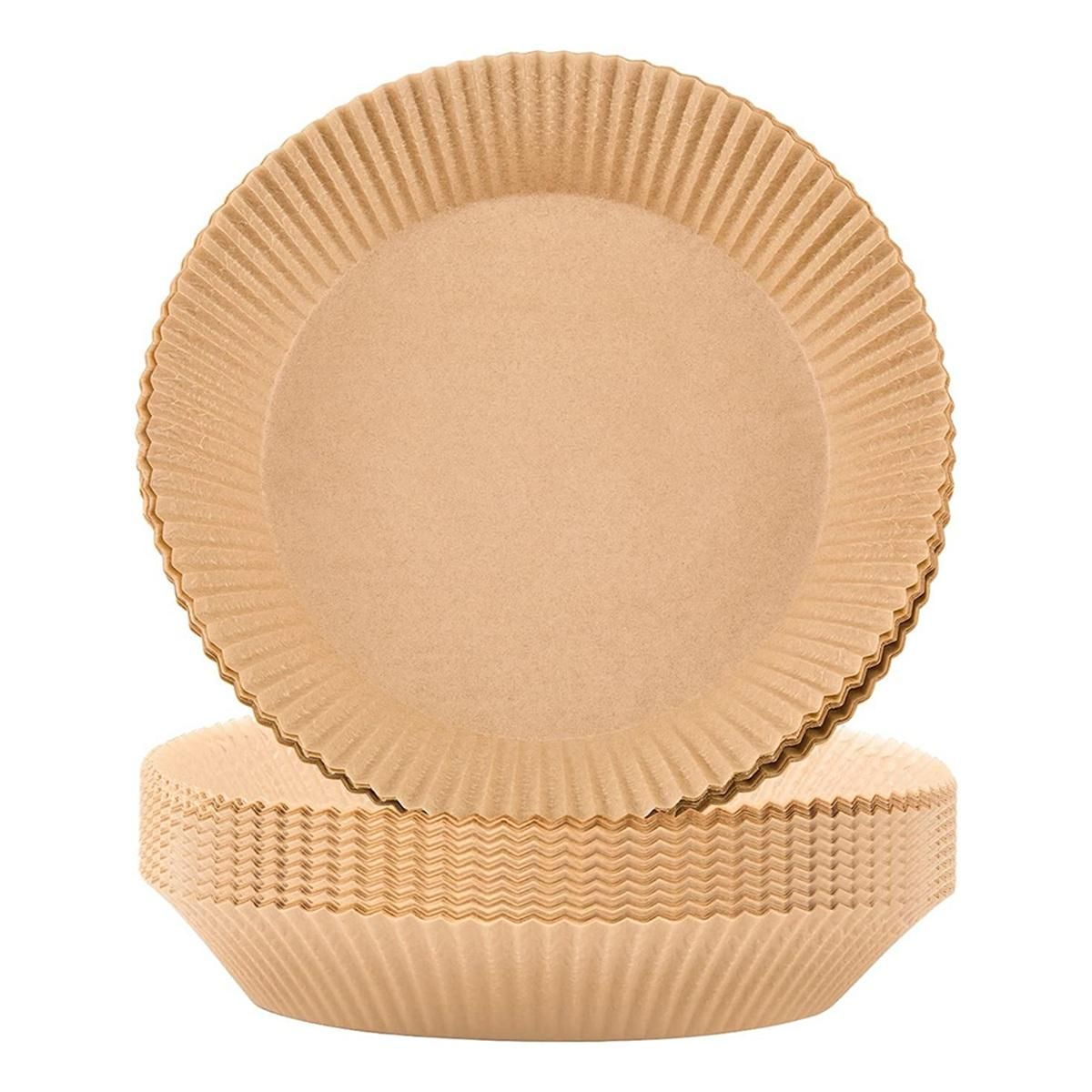 100Pcs Air Fryer Parchment Paper Liners Unperforated