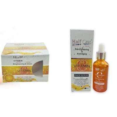 Half Cast Brightening & Glow Cream + Serum