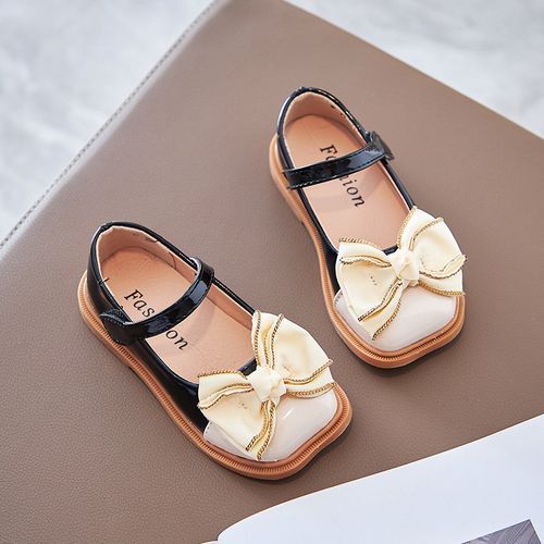 Girls Fashion Bow Princess Shoes Girls Flat Casual Shoes