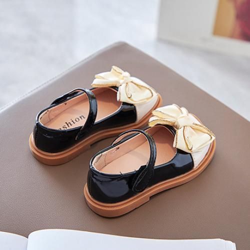 Girls Fashion Bow Princess Shoes Girls Flat Casual Shoes